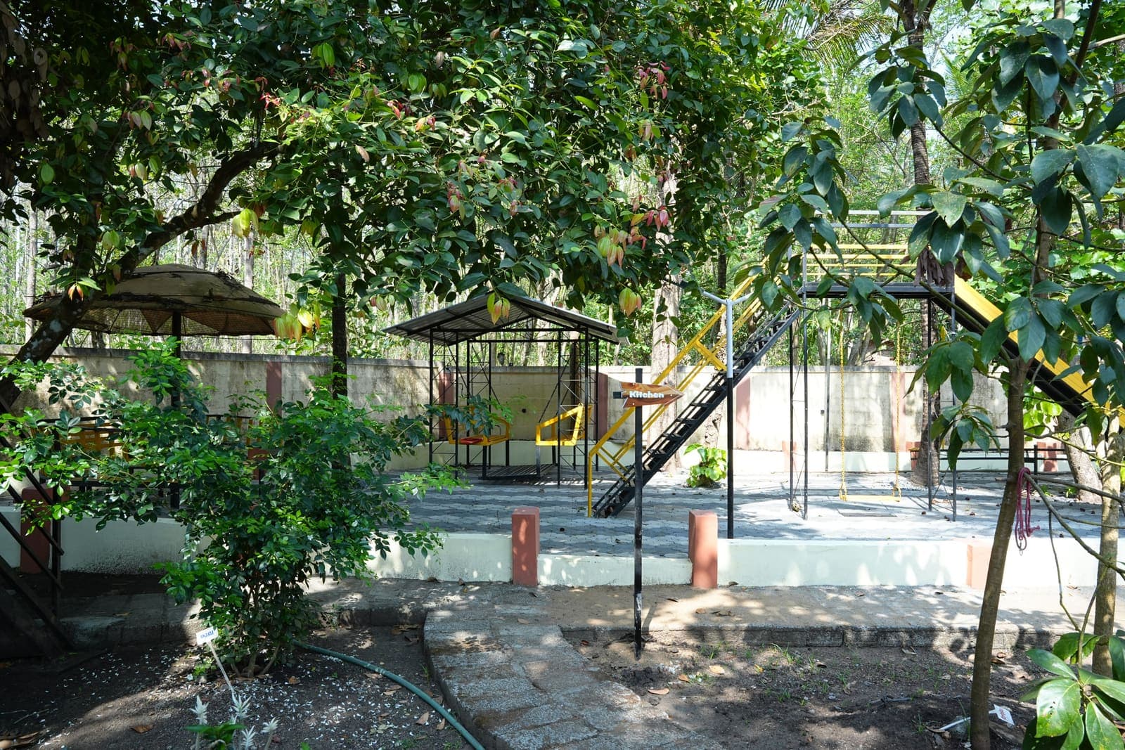 Flowering Garden — Kaivalyam Homestay, Padichira, Wayanad