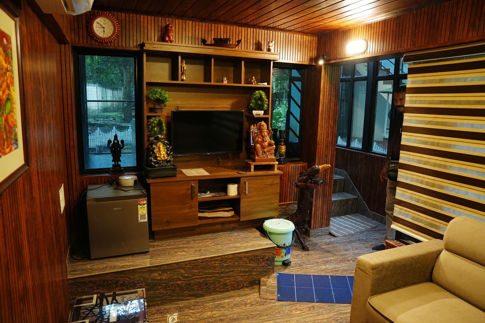 Luxury Cottage interior, view 2 — Kaivalyam Homestay, Padichira, Wayanad